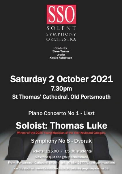 Solent Symphony Orchestra 2nd Oct 2021